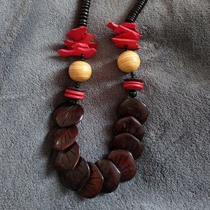Vintage Wooden Necklace